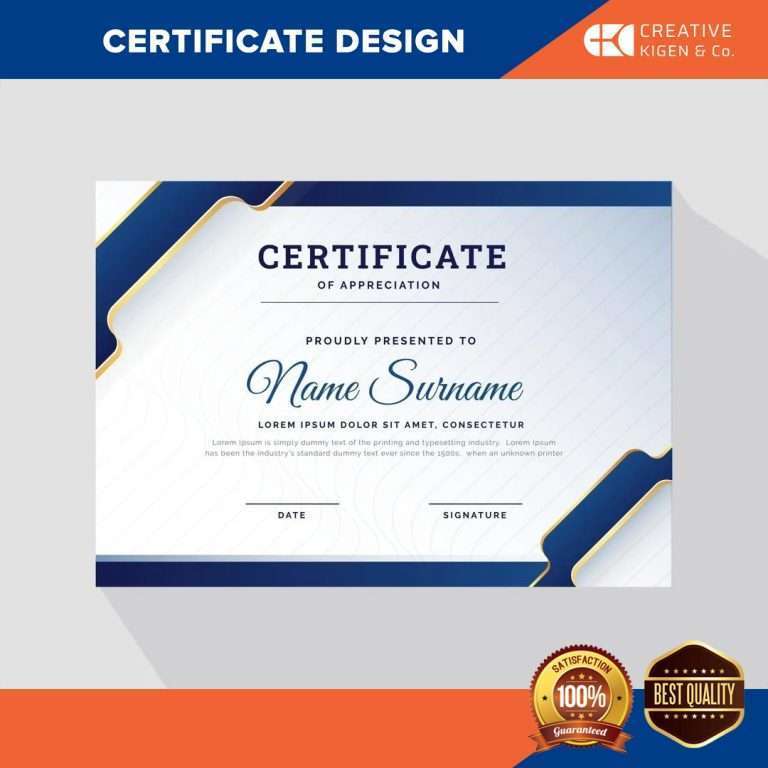 Certificate Design Services in Kenya