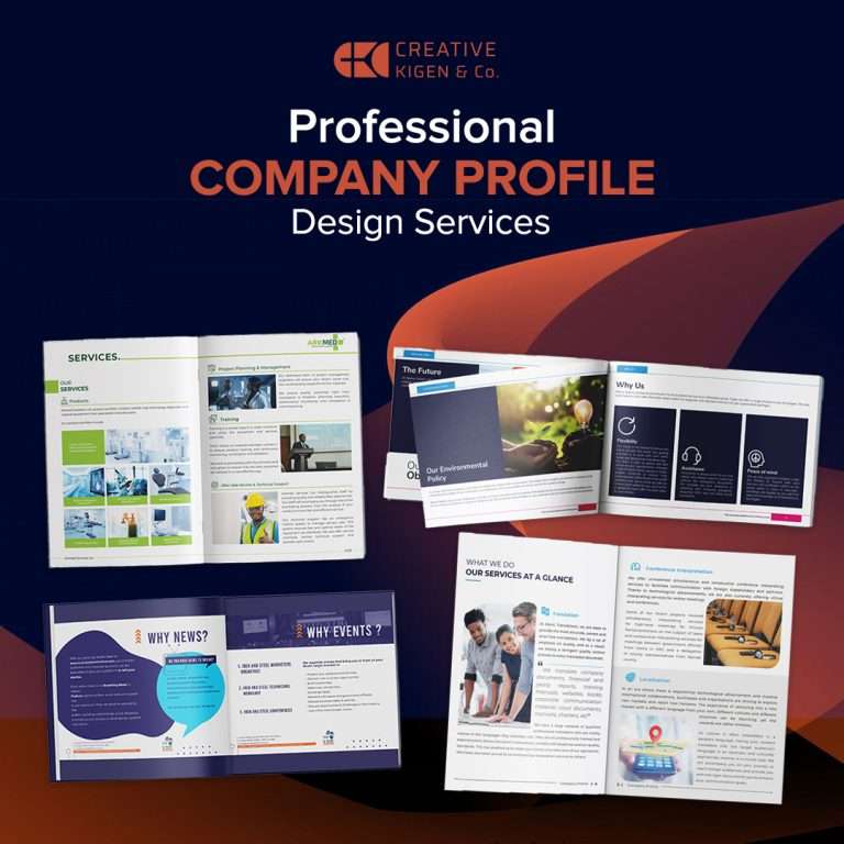Company Profile Design Services in Kenya