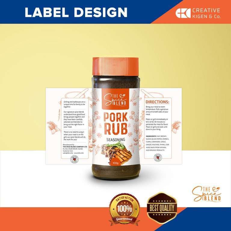 Label Design Services in Kenya