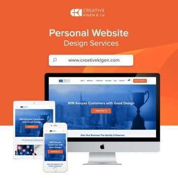 Personal Website Design Services in Kenya