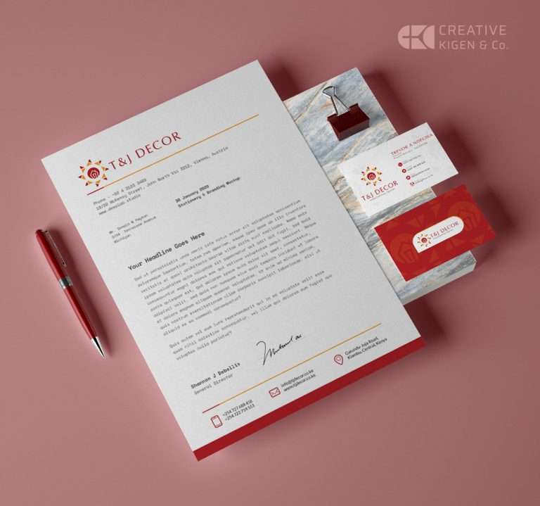 Stationery Design Services in Kenya