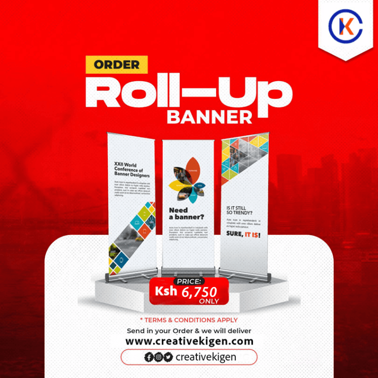 Roll up Banner Printing in Kenya