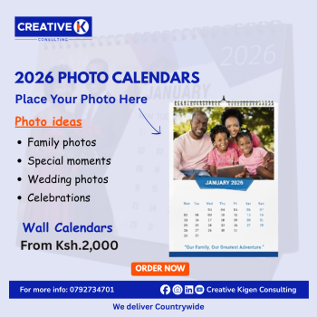 2026 Photo Wall Calendars