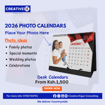 2026 Photo Desk Calendars